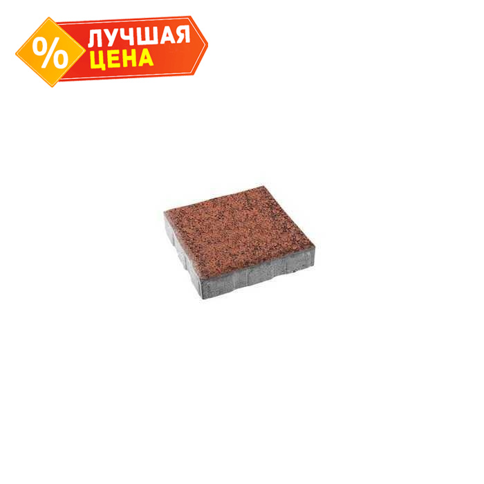 Плитка тротуарная Квадрум Б.5.К.6 Листопад гранит Клинкер 500x500x60 мм