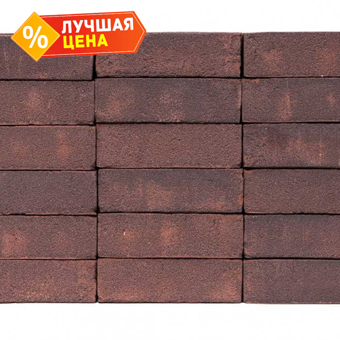 Кирпич облицовочный ENGELS Royal Rosso, 215х102х66 мм