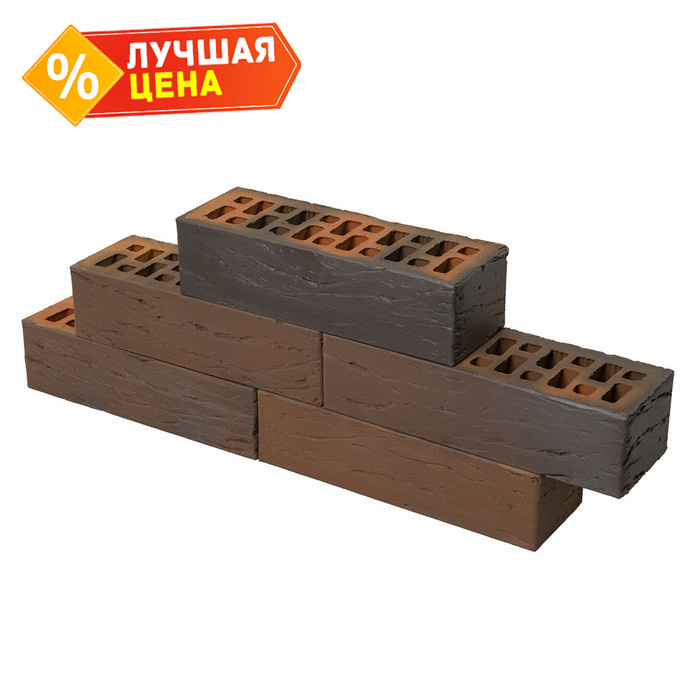 Кирпич BRAER облицовочный , БРАЕР кладка limited риф, 250х85х65 мм