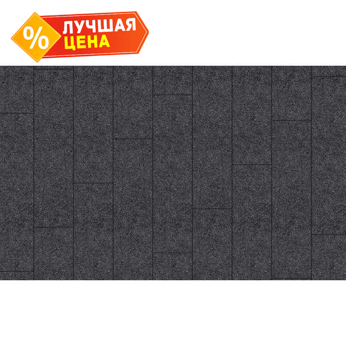 Плитка тротуарная Прямоугольник (Ла-Линия) В.11.П.10 Стоунмикс Черный 400x100x100 мм