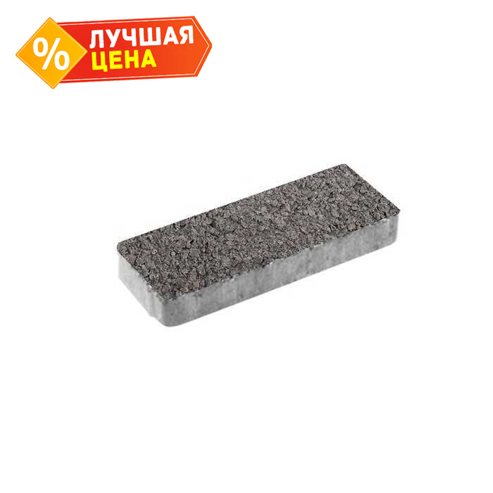 Плитка тротуарная Паркет Б.6.П.8 гранит серый 600x200x80 мм