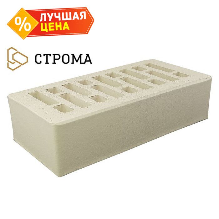 Кирпич облицовочный Строма 1 НФ Серый, М200, 250×120×65 мм