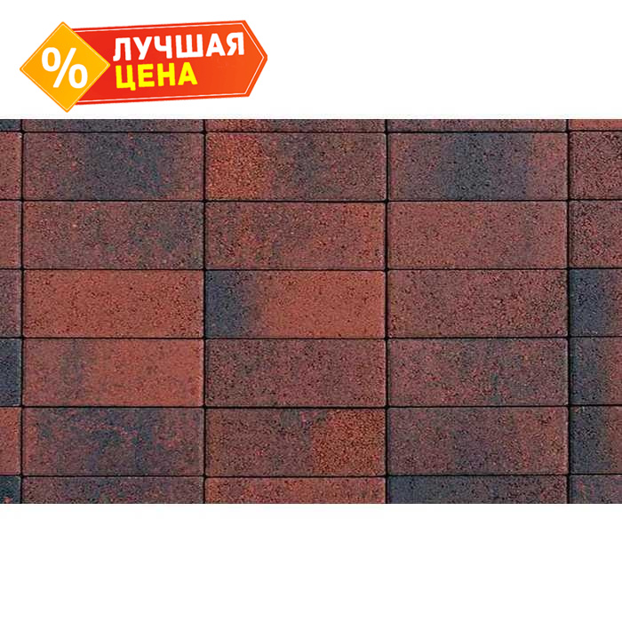 Плитка тротуарная Паркет Б.4.П.6 Листопад гранит Клинкер 180x60x60 мм