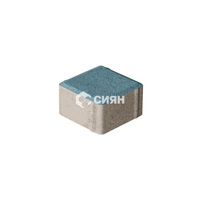 Тротуарная плитка Сиян Квадрат П20-6 60 мм Синий