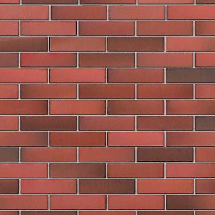 Кирпич облицовочный BRAER БРАЕР кладка 1, бордо гладкий, 250х120х65 мм