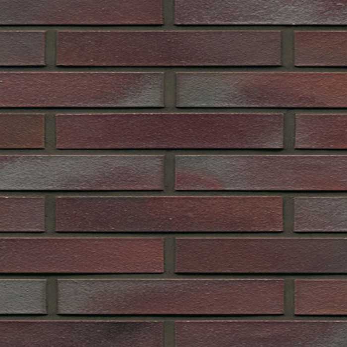 Кирпич клинкерный Muhr 10 Violettblau geflammt гладкий, 290х90х40 мм