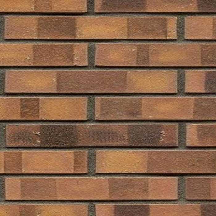 Кирпич клинкерный Muhr 08 K Lachsrot Kohle гладкий, 290х90х40 мм