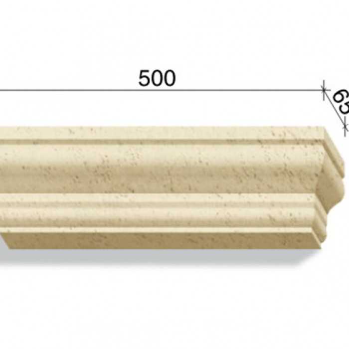 Угловой элемент для наличников и карнизов White Hills Тиволи 726-12, 500*65*130