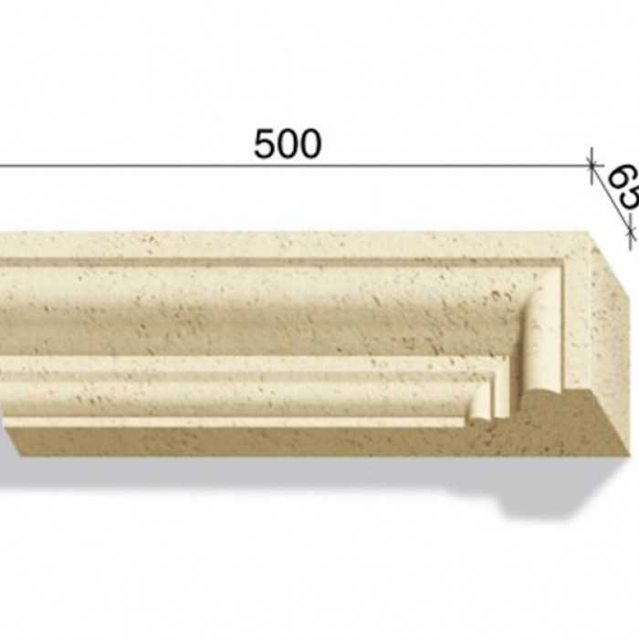 Угловой элемент для наличников и карнизов White Hills Тиволи 720-02, 500*65*130