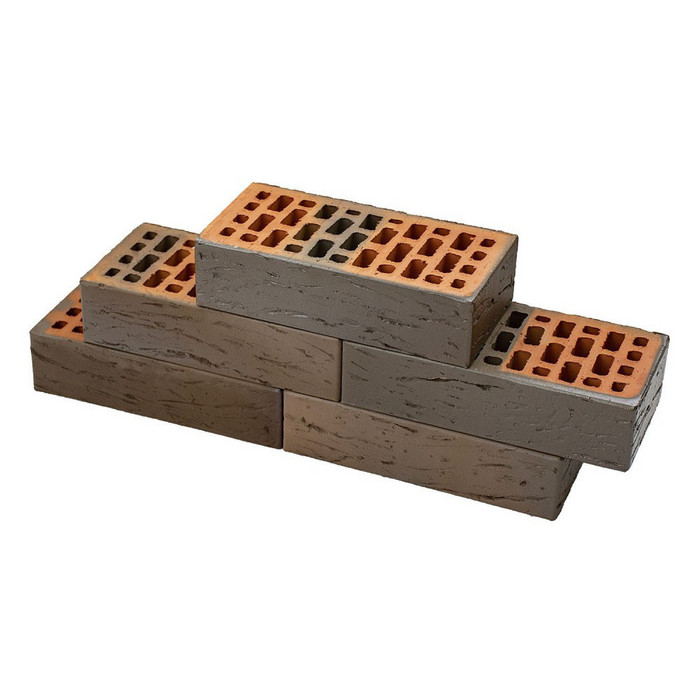 Кирпич BRAER облицовочный , БРАЕР кладка риф, 250х120х65 мм
