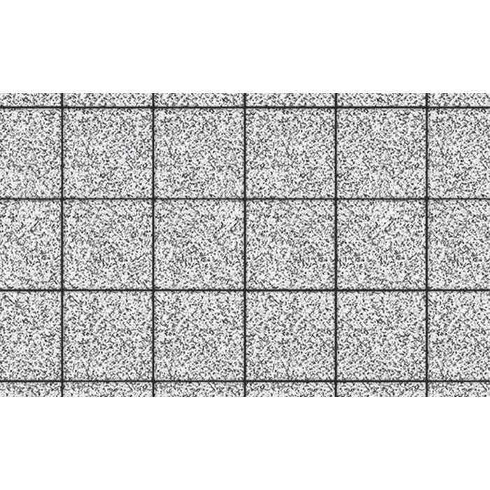 Плитка тротуарная Квадрат (ЛА-Линия) Б.2.К.6 Стоунмикс бело-чёрный 200x200x60 мм