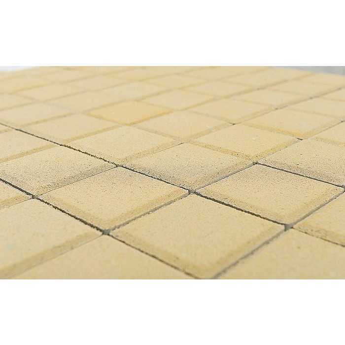 Плитка тротуарная BRAER Лувр песочный, 200x200x60 мм