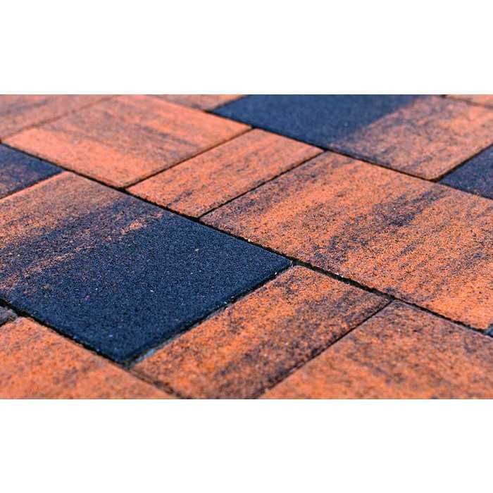 Плитка тротуарная BRAER Старый город Ландxаус Color Mix Теxас, толщина 60 мм